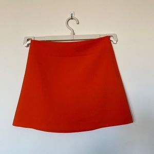 ZARA ORANGE SKIRT